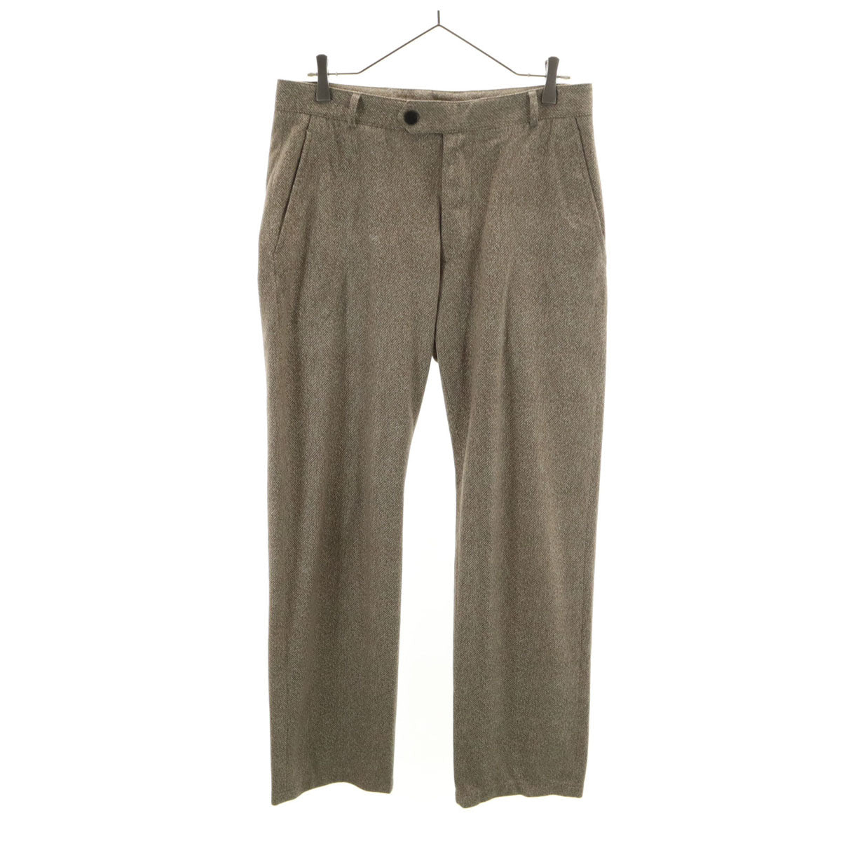 ARMANI アルマーニ 総柄 パンツ 48 カーキ系 メンズ