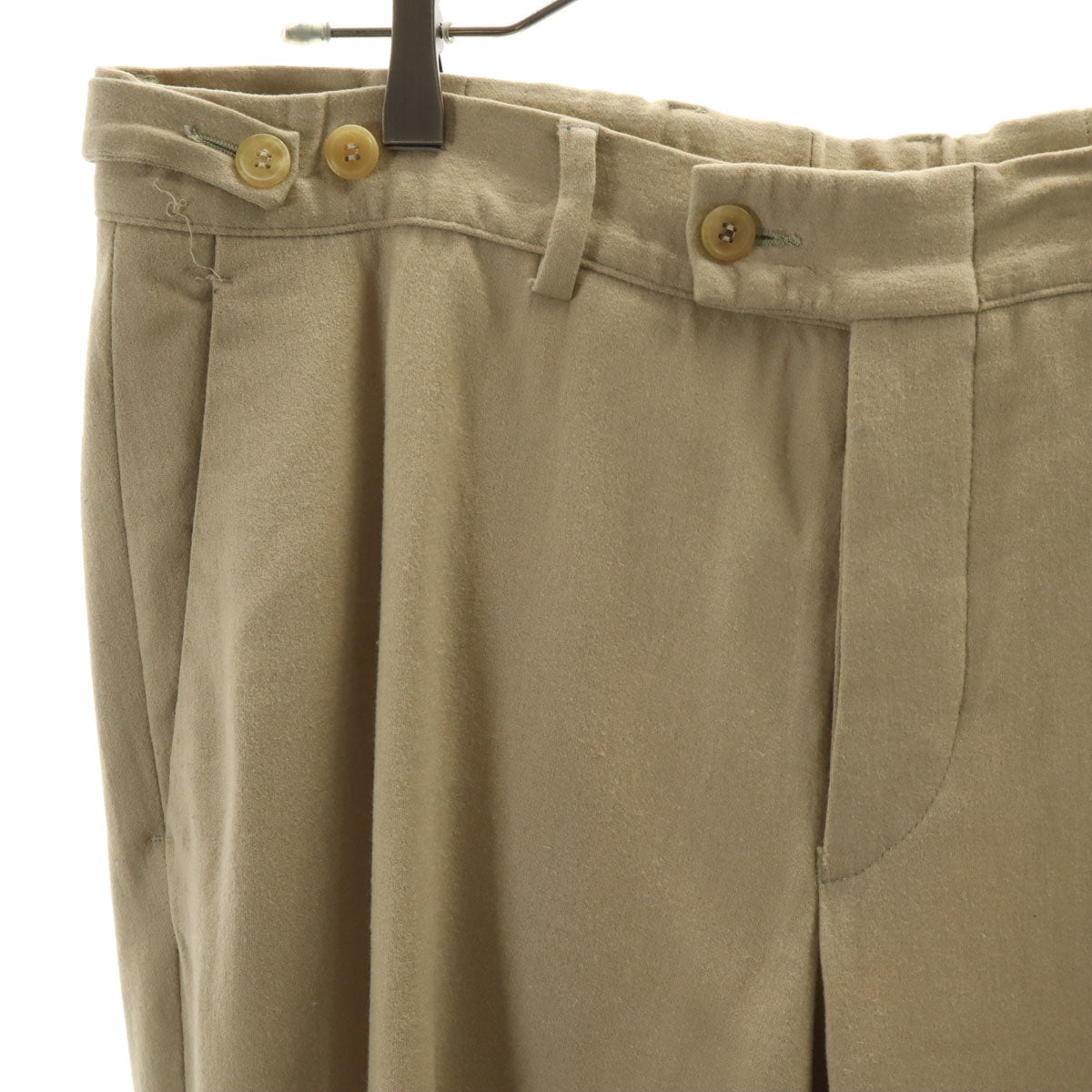 GUCCI グッチ ウールブレンド スラックスパンツ 50 ベージュ メンズ