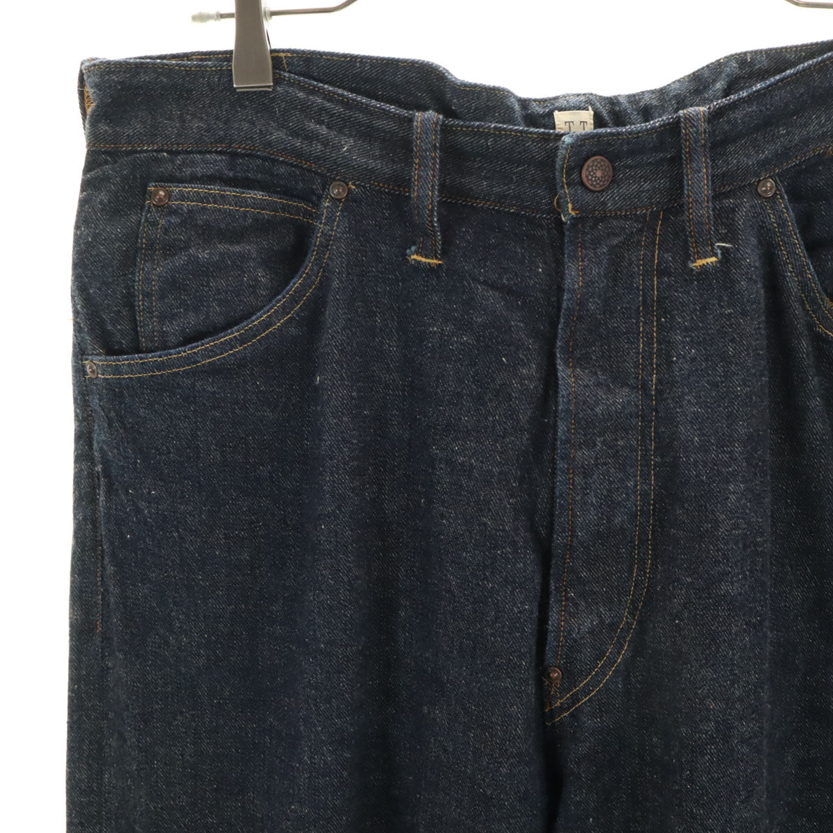 T.T タイガタカハシ 日本製 デニムトラウザーズ パンツ W36 ネイビー ジーンズ メンズ