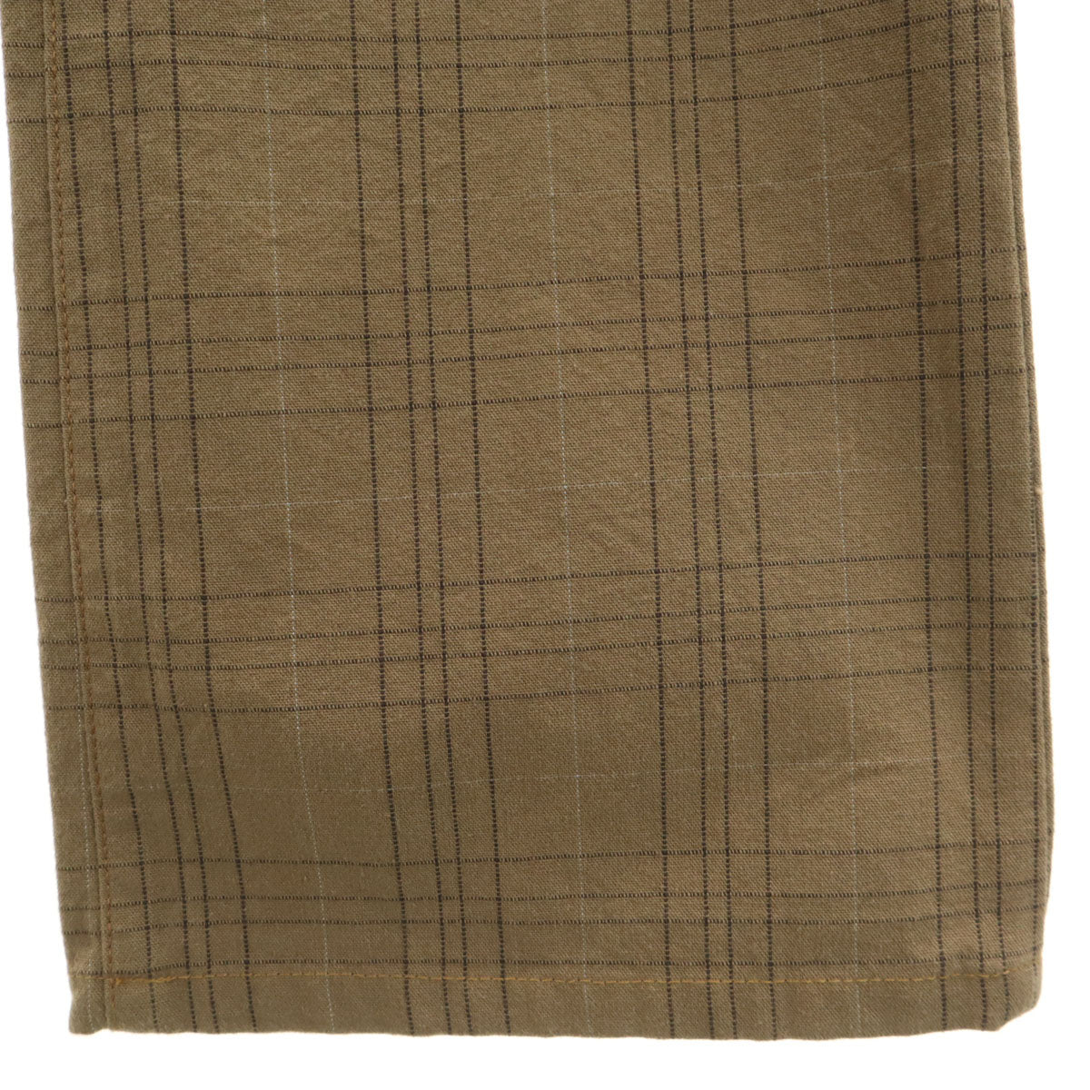 Paul Smith JEANS ポールスミスジーンズ 日本製 チェック柄 フレアパンツ W32 ブラウン メンズ