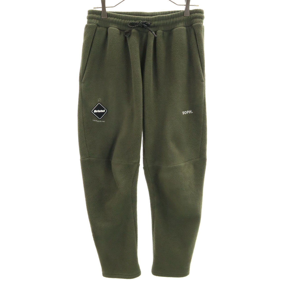 Bristol ブリストル フリース イージーパンツ S カーキ メンズ