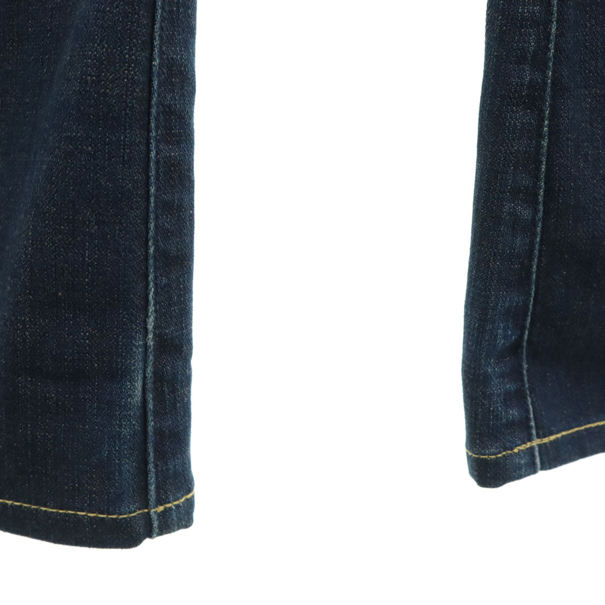 YANUK ヤヌーク USA製 ブーツカットデニムパンツ W27 インディゴ ジーンズ レディース