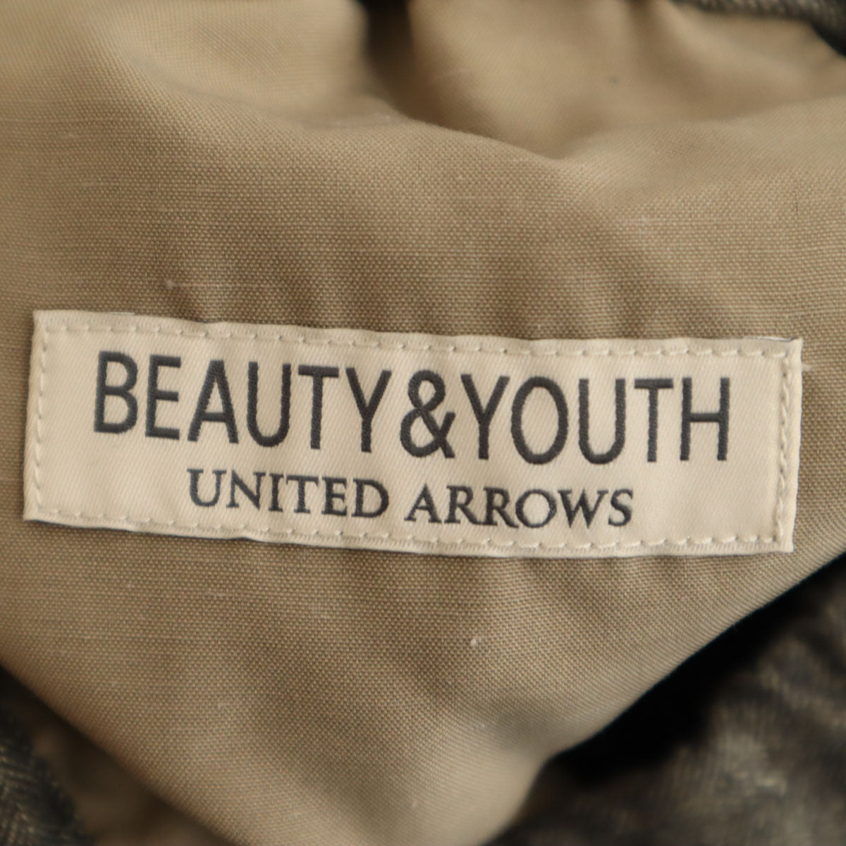 BEAUTY&YOUTH ビューティーアンドユース UNITED ARROWS ヘリンボーン イージーパンツ M グレー系 メンズ