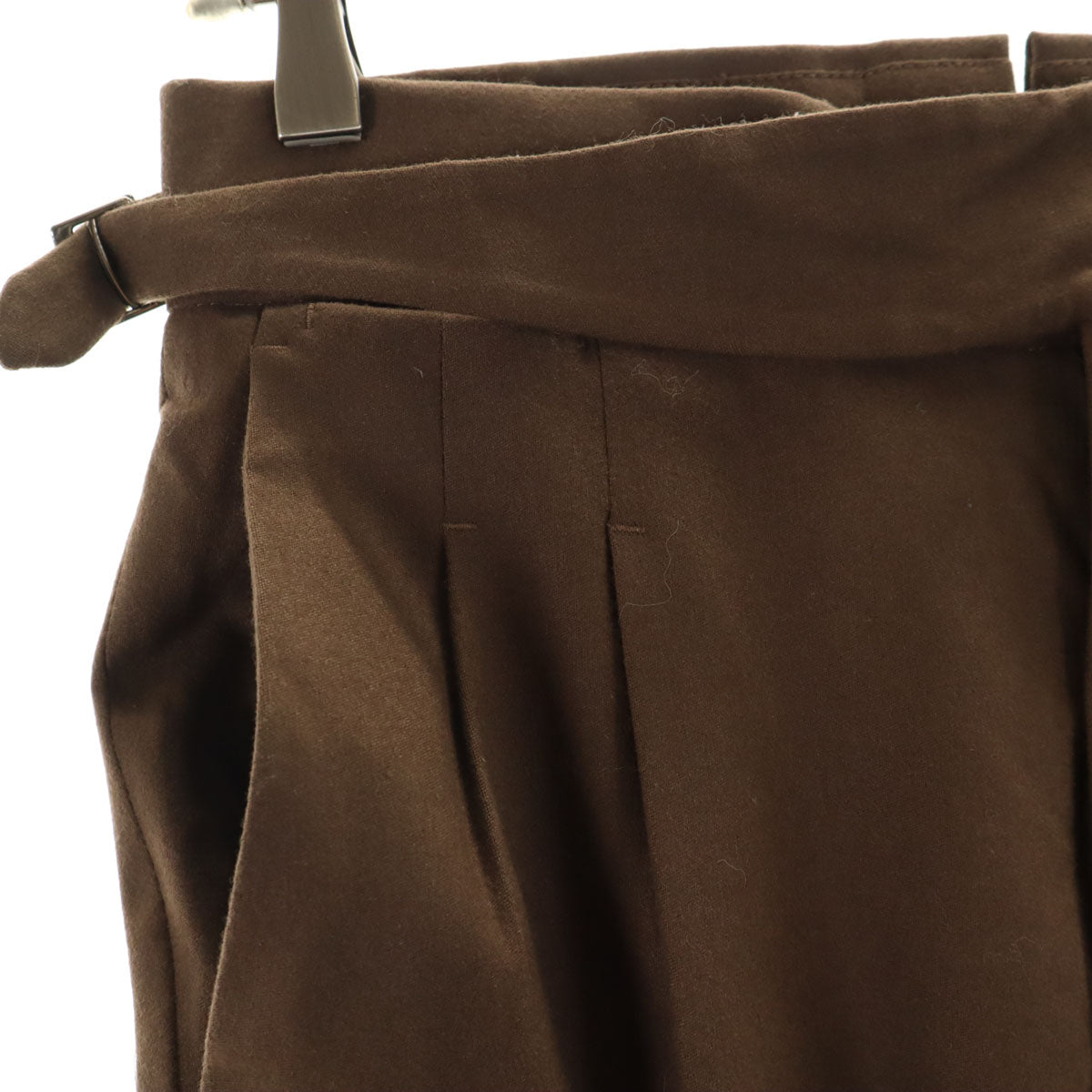 美品 PT TORINO ピーティートリノ タック パンツ 42 ブラウン系 メンズ