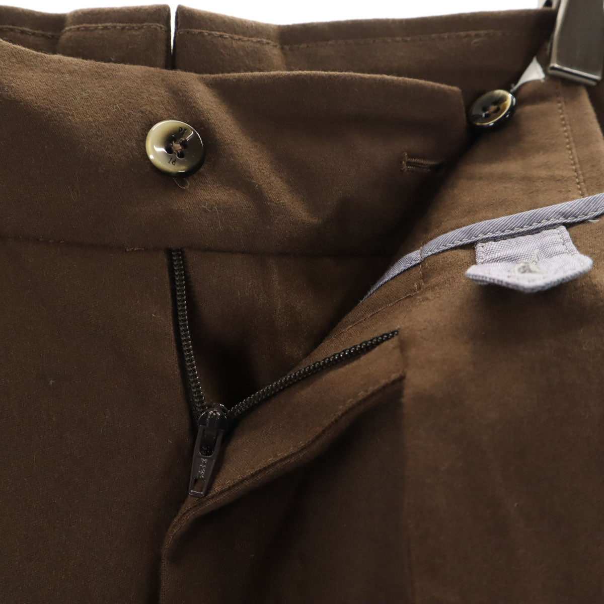 美品 PT TORINO ピーティートリノ タック パンツ 42 ブラウン系 メンズ