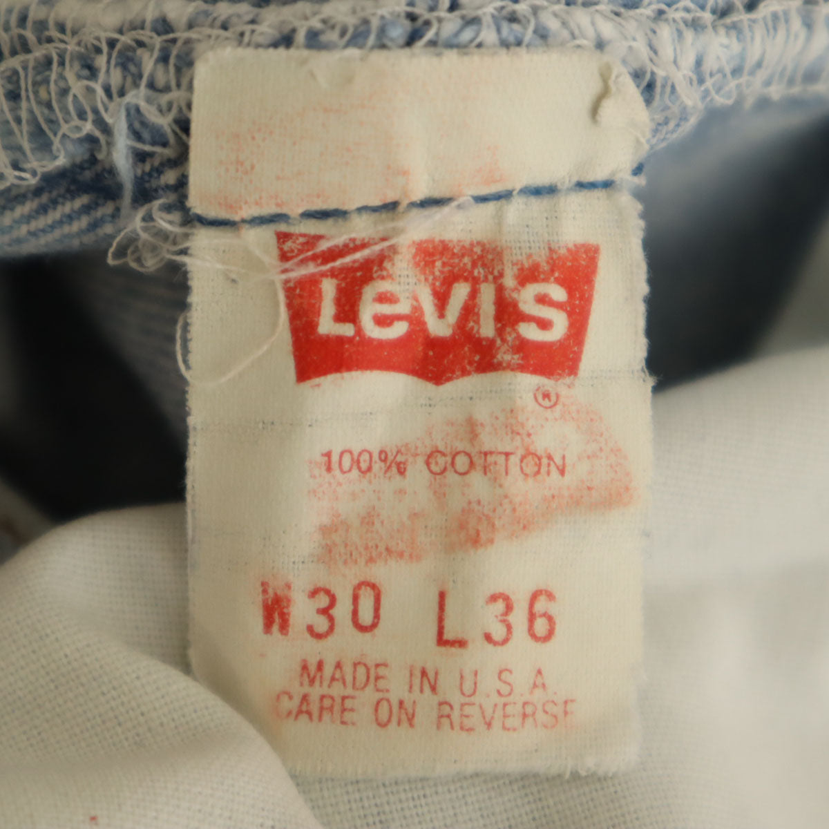 Levi's リーバイス 90s 501 USA製 オールド ストレートデニムパンツ W30 アイスブルー ジーンズ レディース