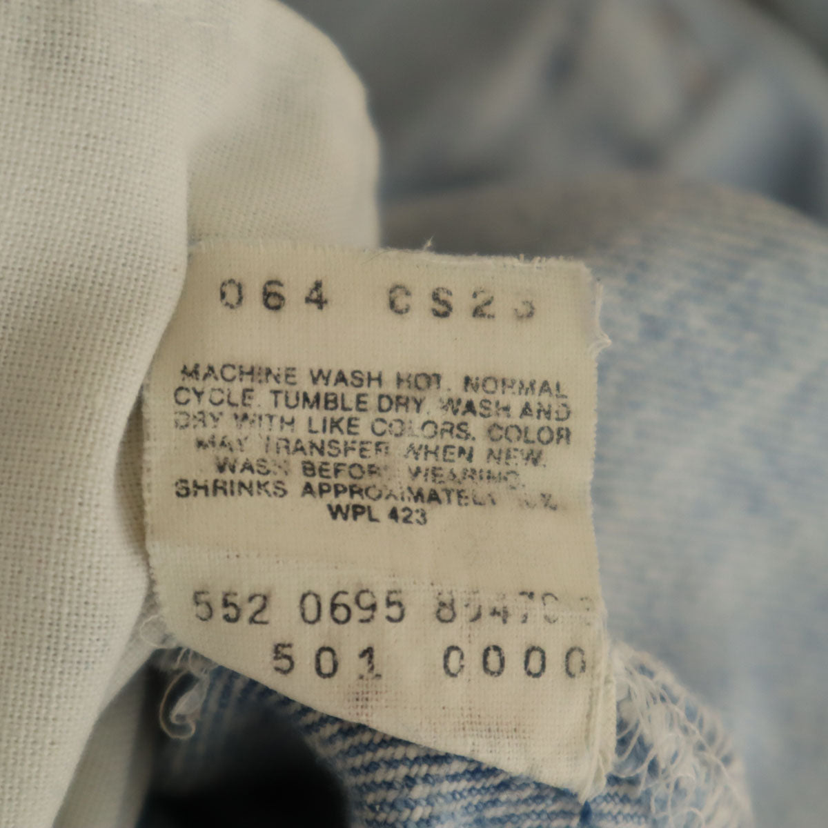 Levi's リーバイス 90s 501 USA製 オールド ストレートデニムパンツ W30 アイスブルー ジーンズ レディース