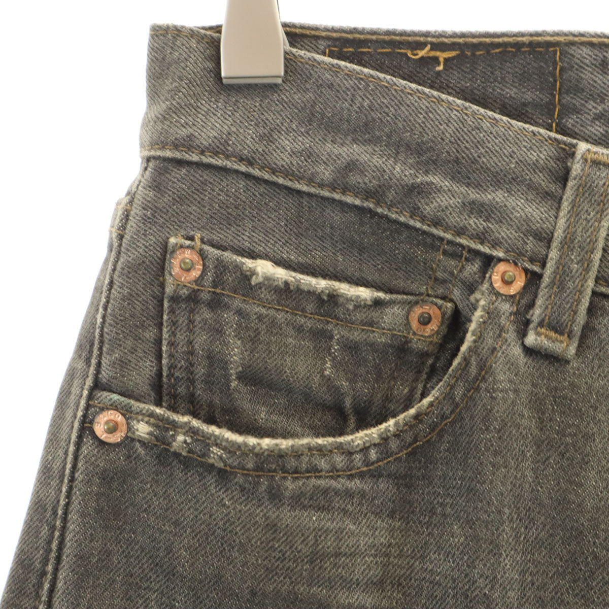 Levi's リーバイス 90s 501 USA製 オールド デニムパンツ W28 グレー系 ジーンズ メンズ