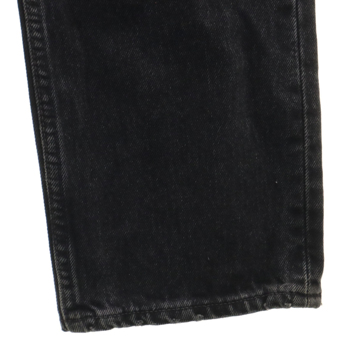 Levi's リーバイス 90s 501 USA製 オールド 後染め ストレートデニムパンツ W27 ブラック ジーンズ レディース