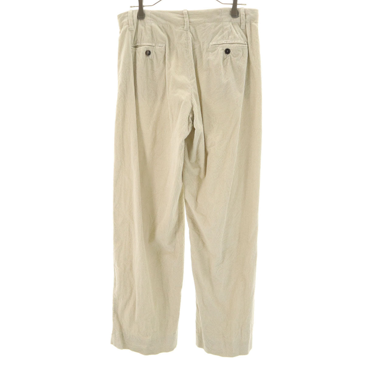 S Max Mara エスマックスマーラ コーデュロイ ワイドパンツ 44 グレージュ レディース