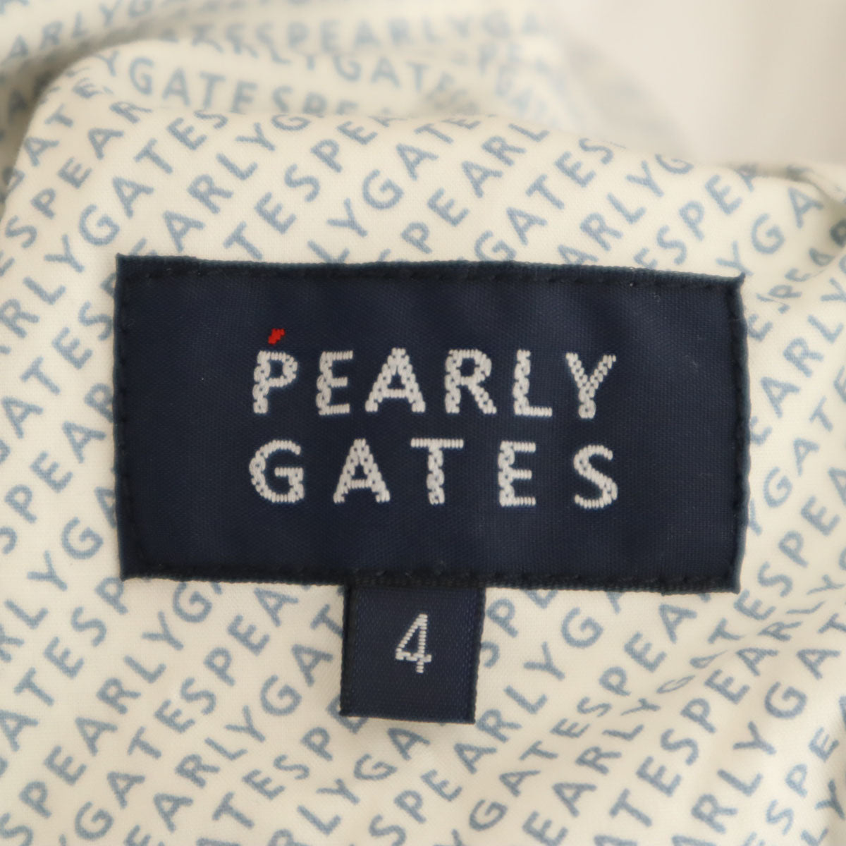 PEARLY GATES パーリーゲイツ ゴルフ ロングパンツ 4 ホワイト メンズ