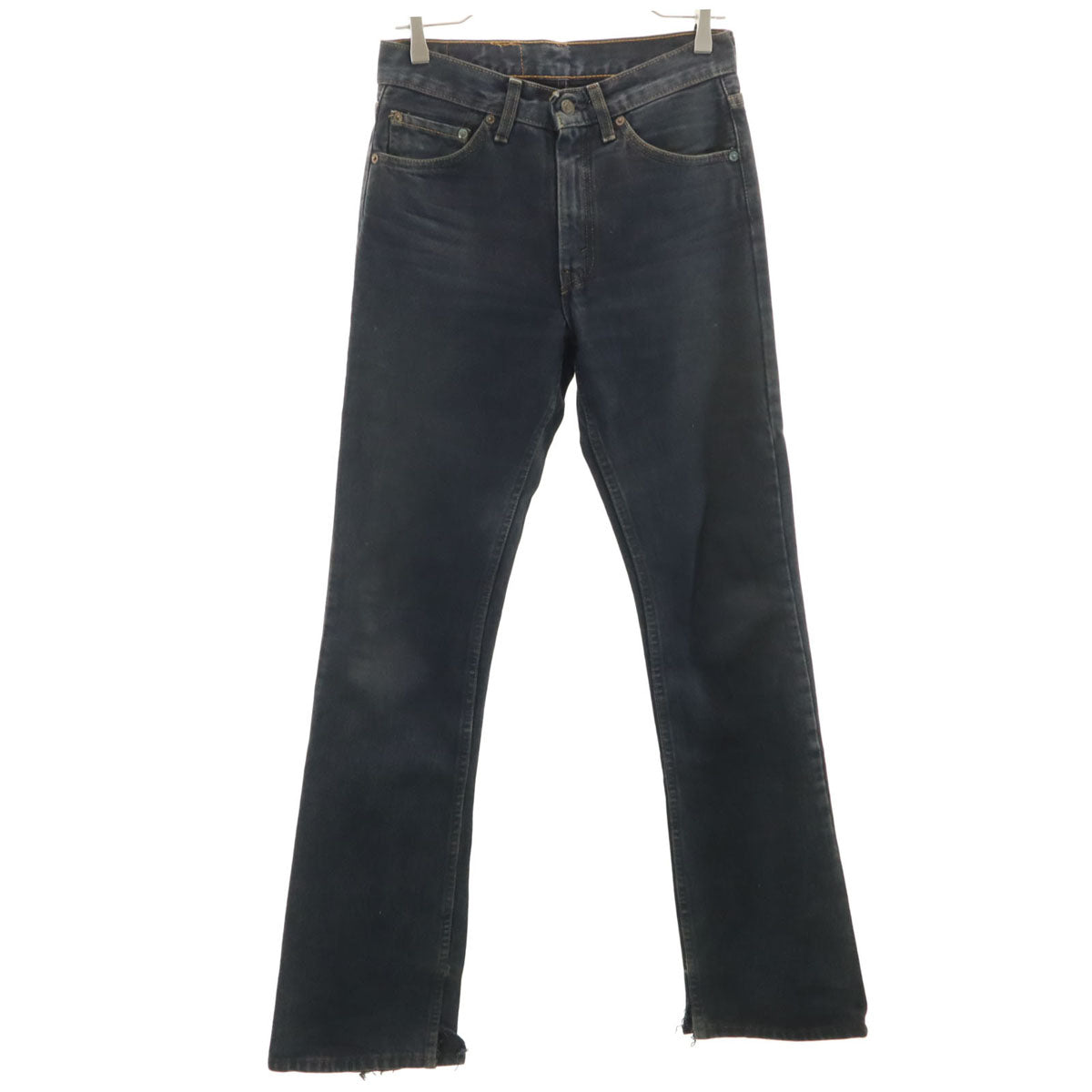 Levi's リーバイス 00s 517-09 USA製 後染め ブーツカットデニムパンツ W28 ブラック系 ジーンズ メンズ