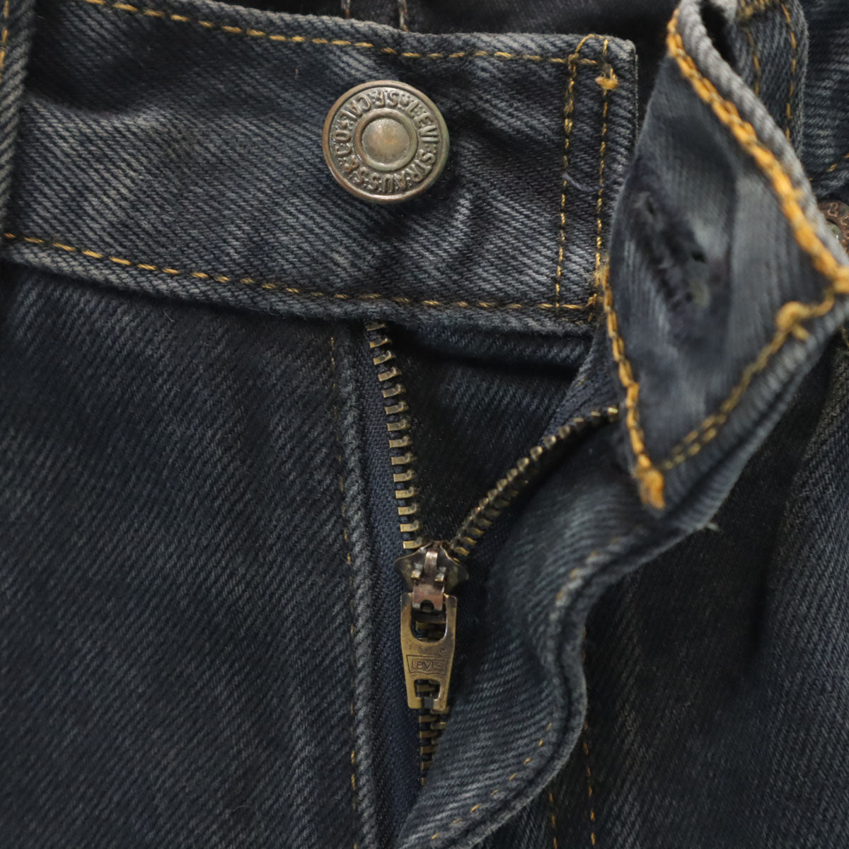 Levi's リーバイス 00s 517-09 USA製 後染め ブーツカットデニムパンツ W28 ブラック系 ジーンズ メンズ