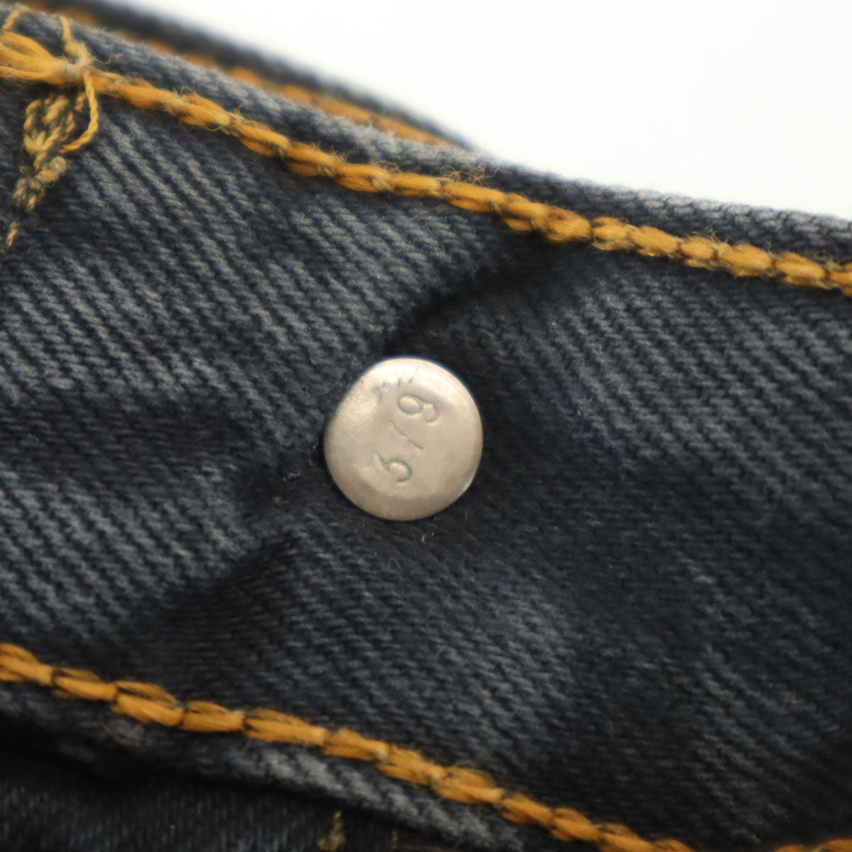 Levi's リーバイス 00s 517-09 USA製 後染め ブーツカットデニムパンツ W28 ブラック系 ジーンズ メンズ