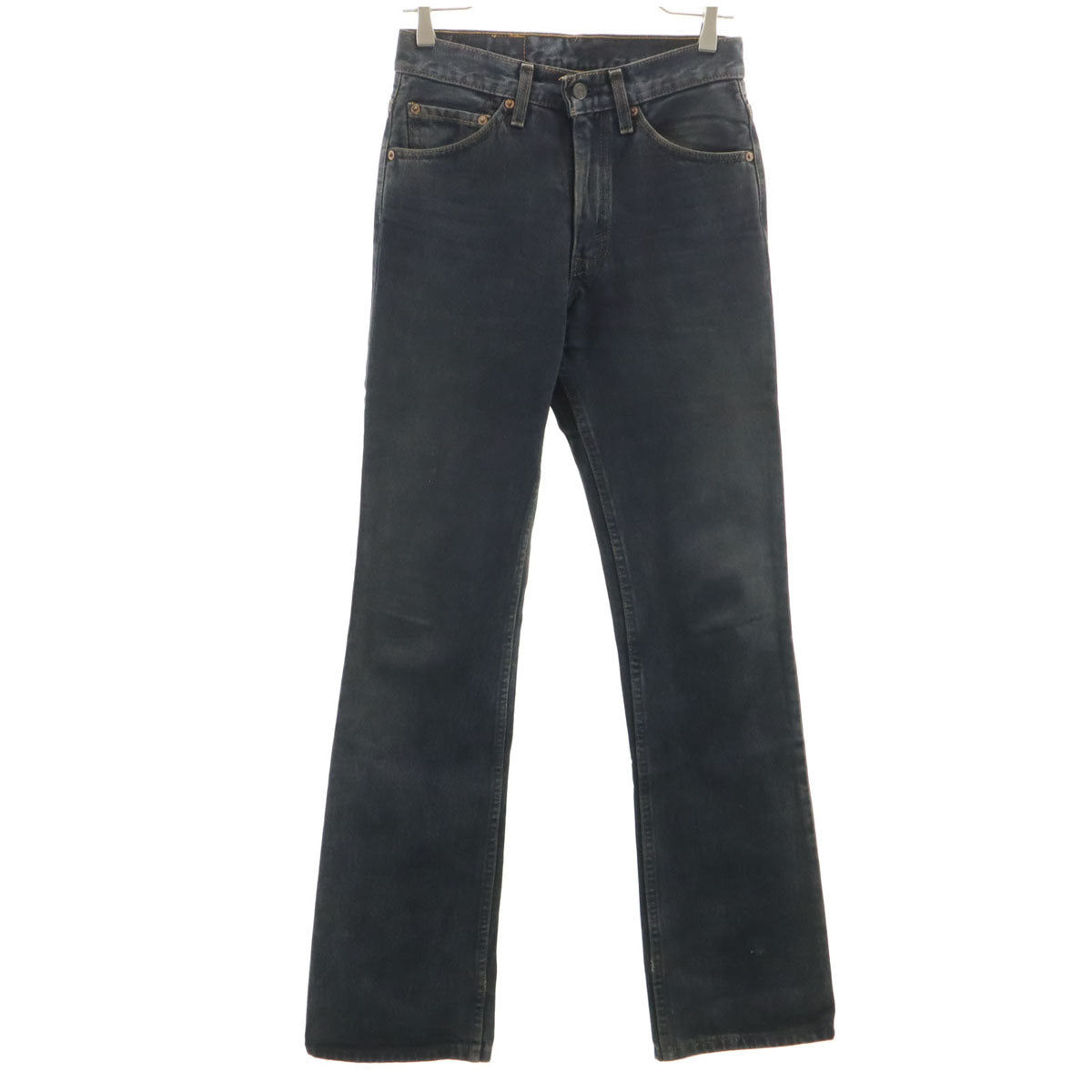 Levi's リーバイス 00s 517-09 USA製 後染め ブーツカットデニムパンツ W28 ブラック系 ジーンズ メンズ