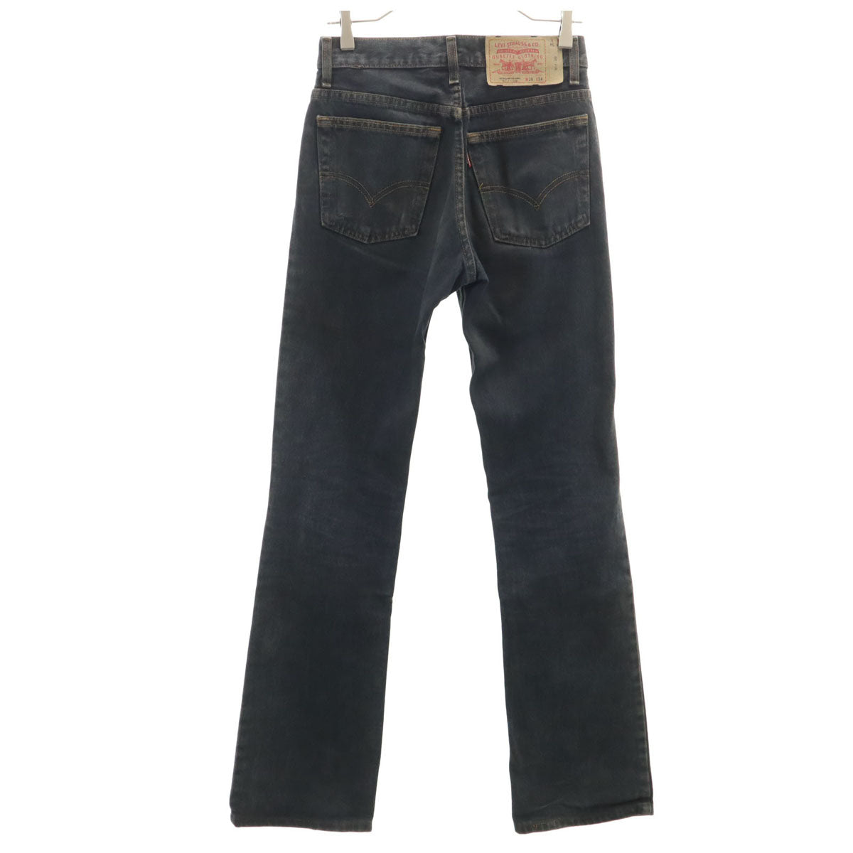 Levi's リーバイス 00s 517-09 USA製 後染め ブーツカットデニムパンツ W28 ブラック系 ジーンズ メンズ