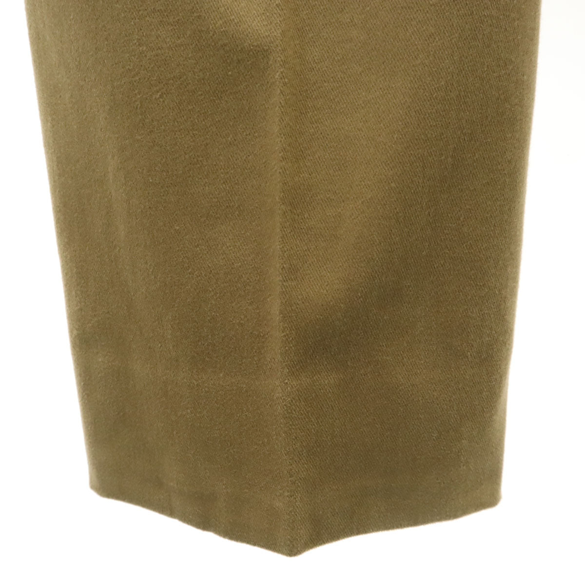 LANVIN LA COLLECTION ランバンコレクション 日本製 モールスキン タック パンツ 94 ブラウン メンズ