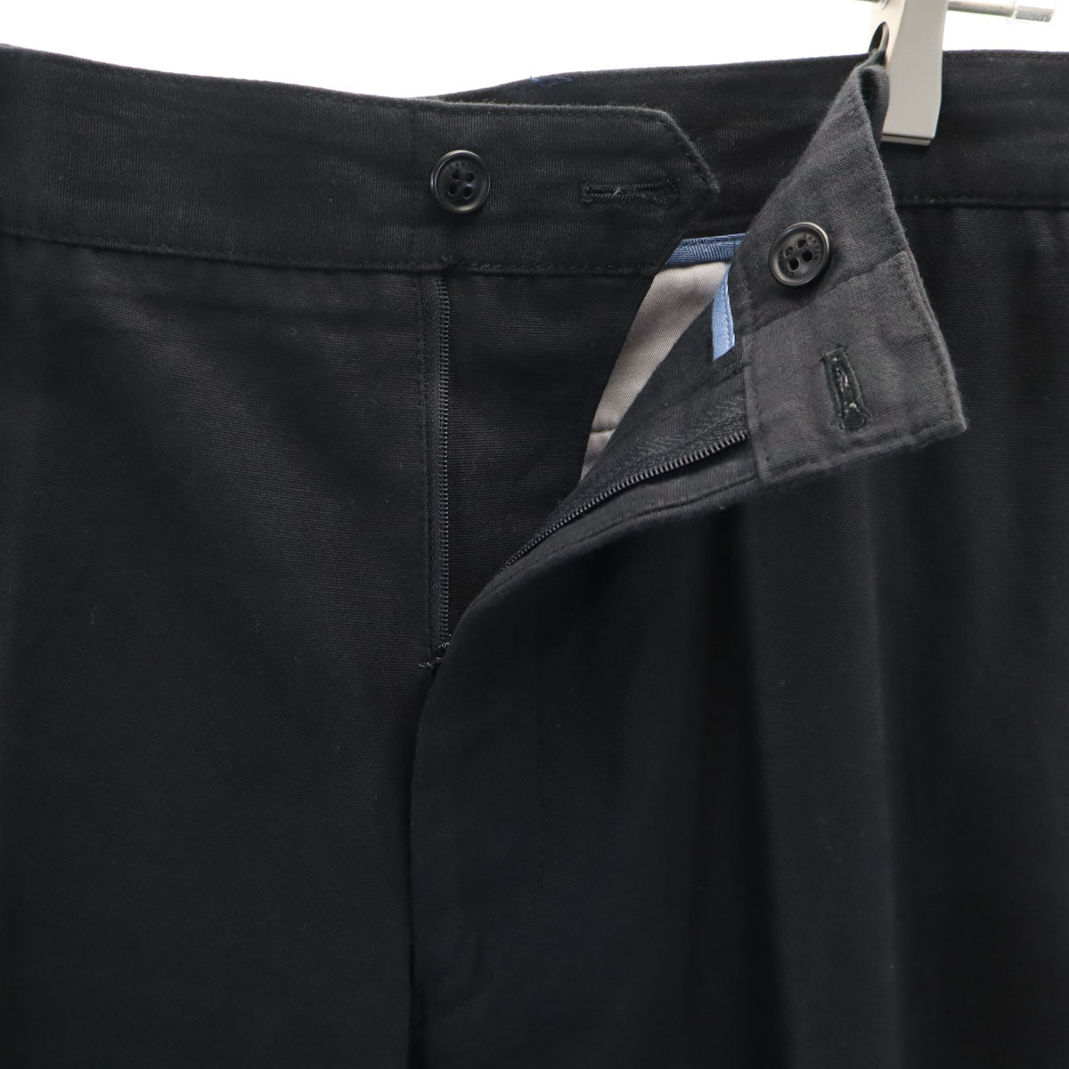 LANVIN LA COLLECTION ランバンコレクション 日本製 ロングパンツ 94 ブラック メンズ