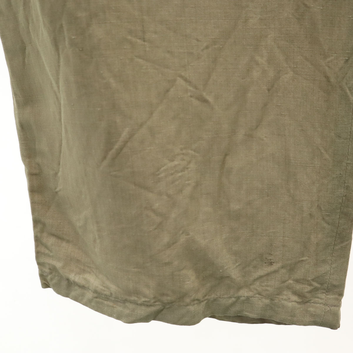 ARMANI COLLEZIONI アルマーニコレッツォーニ イタリア製 リネンブレンド ワイドパンツ 46 ベージュ メンズ