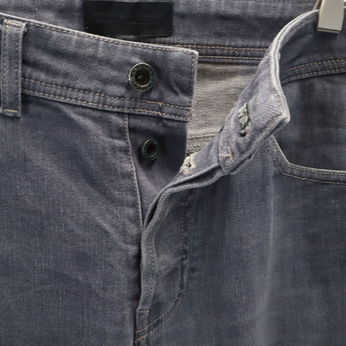 DIESEL BLACK GOLD ディーゼルブラックゴールド イタリア製 デニムパンツ W29 グレー EXCESS-NT ジーンズ メンズ