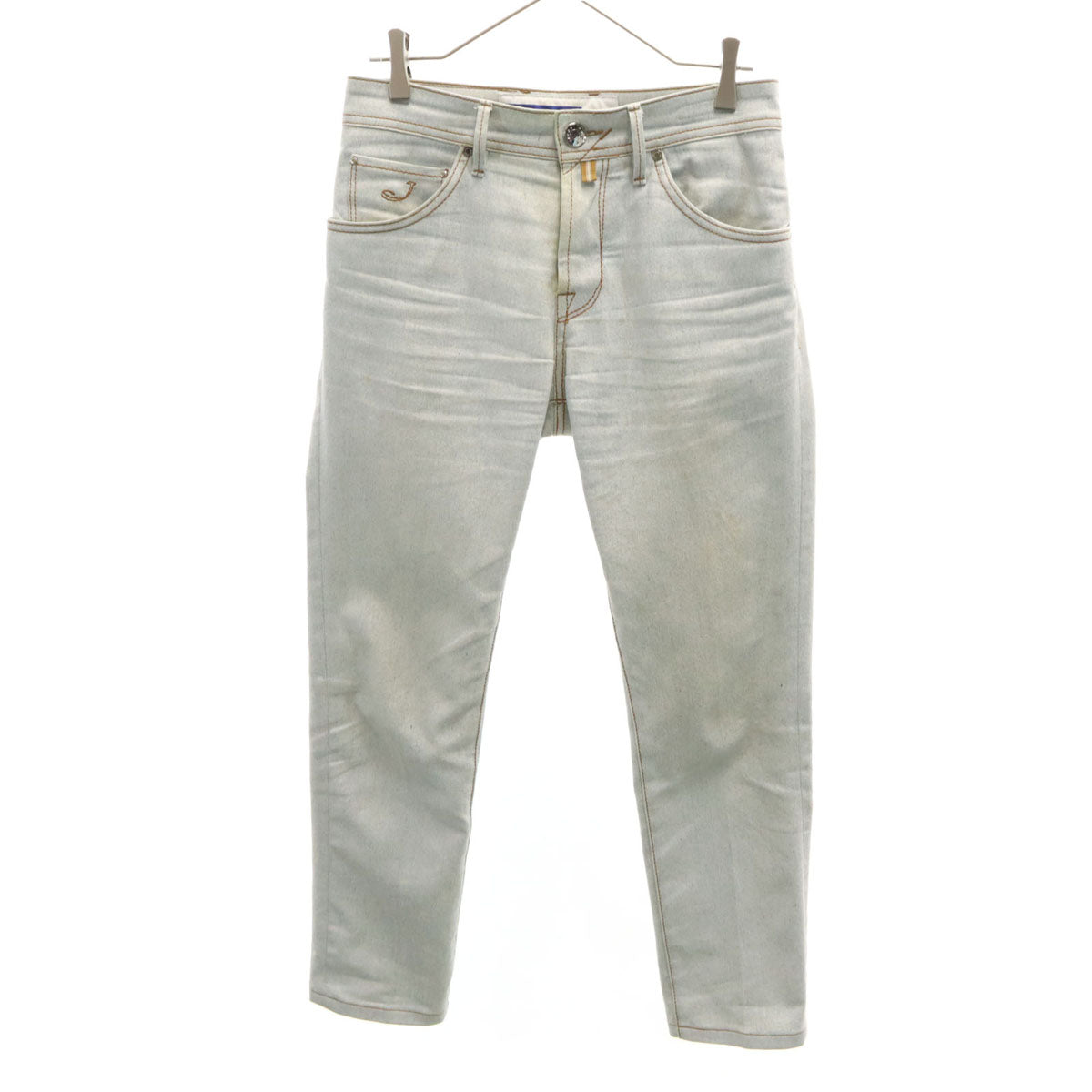 JACOB COHEN ヤコブコーエン イタリア製 SCOTT テーパードパンツ W28 グレー メンズ