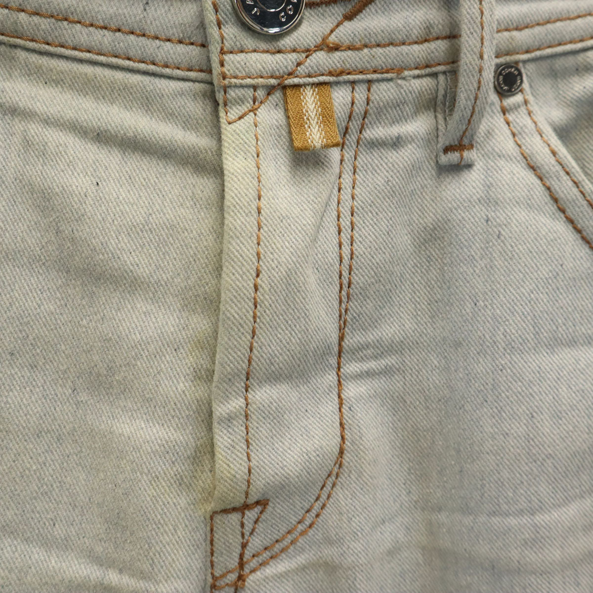 JACOB COHEN ヤコブコーエン イタリア製 SCOTT テーパードパンツ W28 グレー メンズ