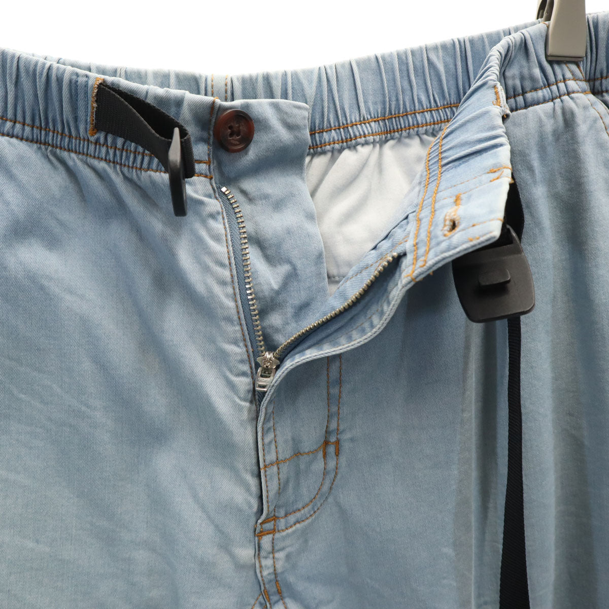 Gramicci グラミチ ライトデニム スリムパンツ L ライトブルー アウトドア メンズ