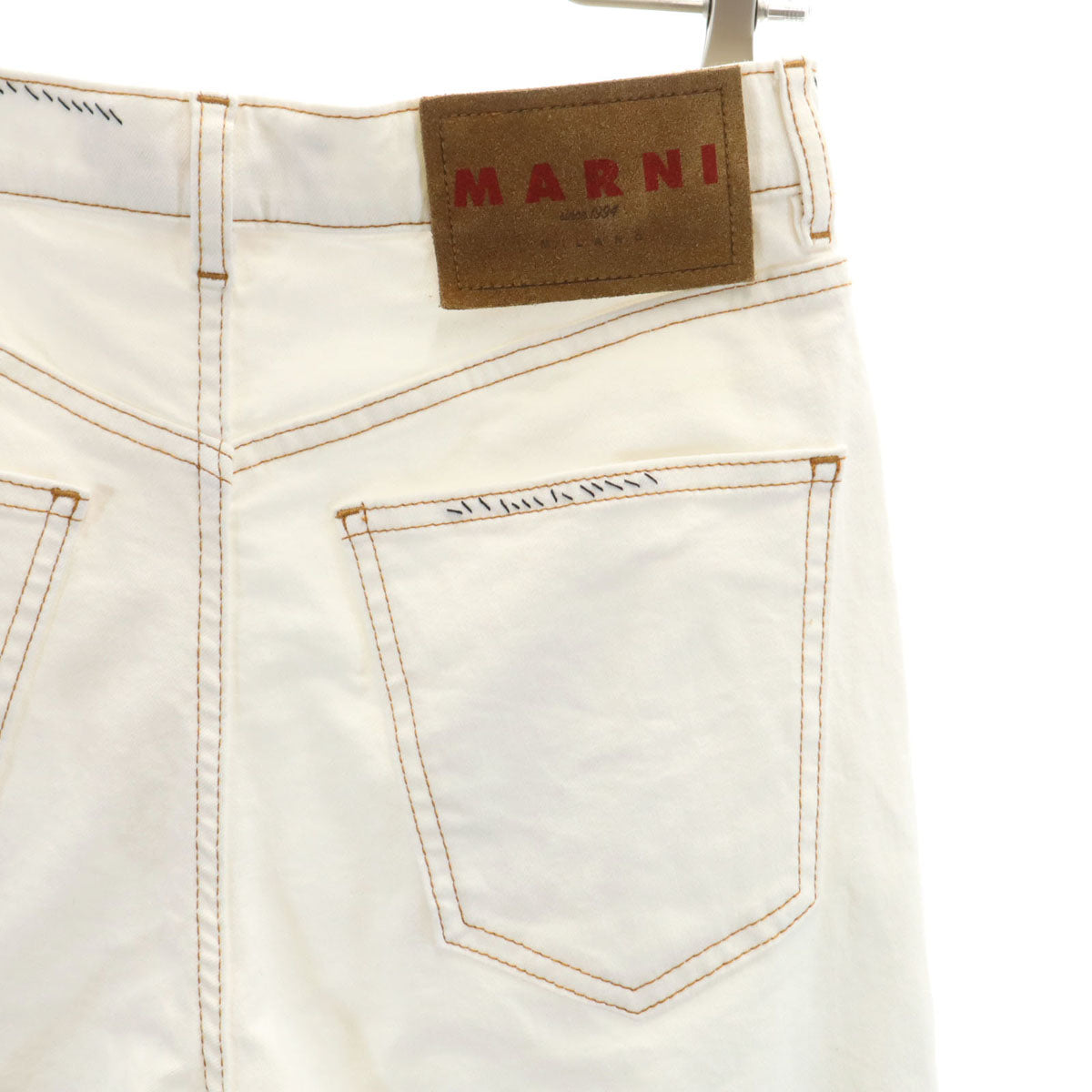 MARNI マルニ イタリア製 テーパードパンツ 36 ホワイト レディース