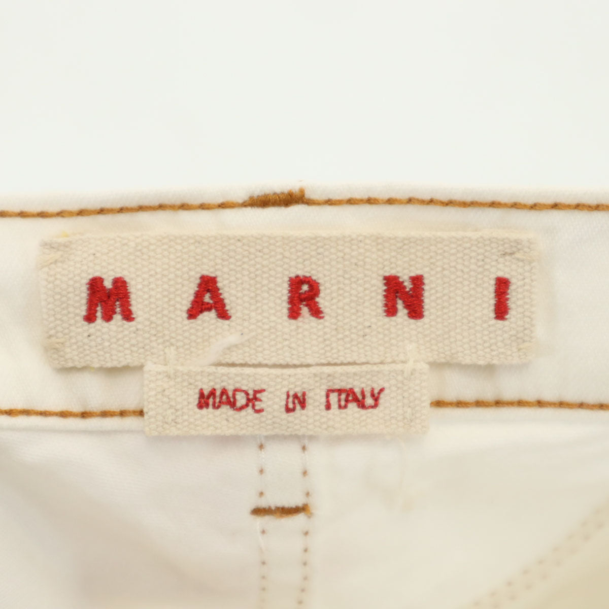 MARNI マルニ イタリア製 テーパードパンツ 36 ホワイト レディース