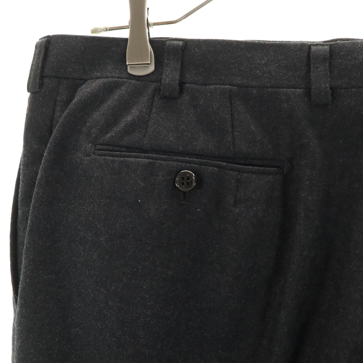 LANVIN LA COLLECTION ランバンコレクション 日本製 スラックスパンツ 94 チャコールグレー メンズ