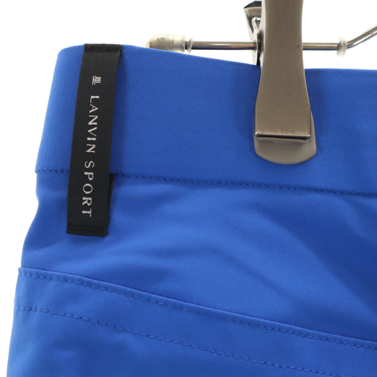 美品 LANVIN SPORT ランバンスポール 日本製 ゴルフ パンツ 79 ブルー メンズ