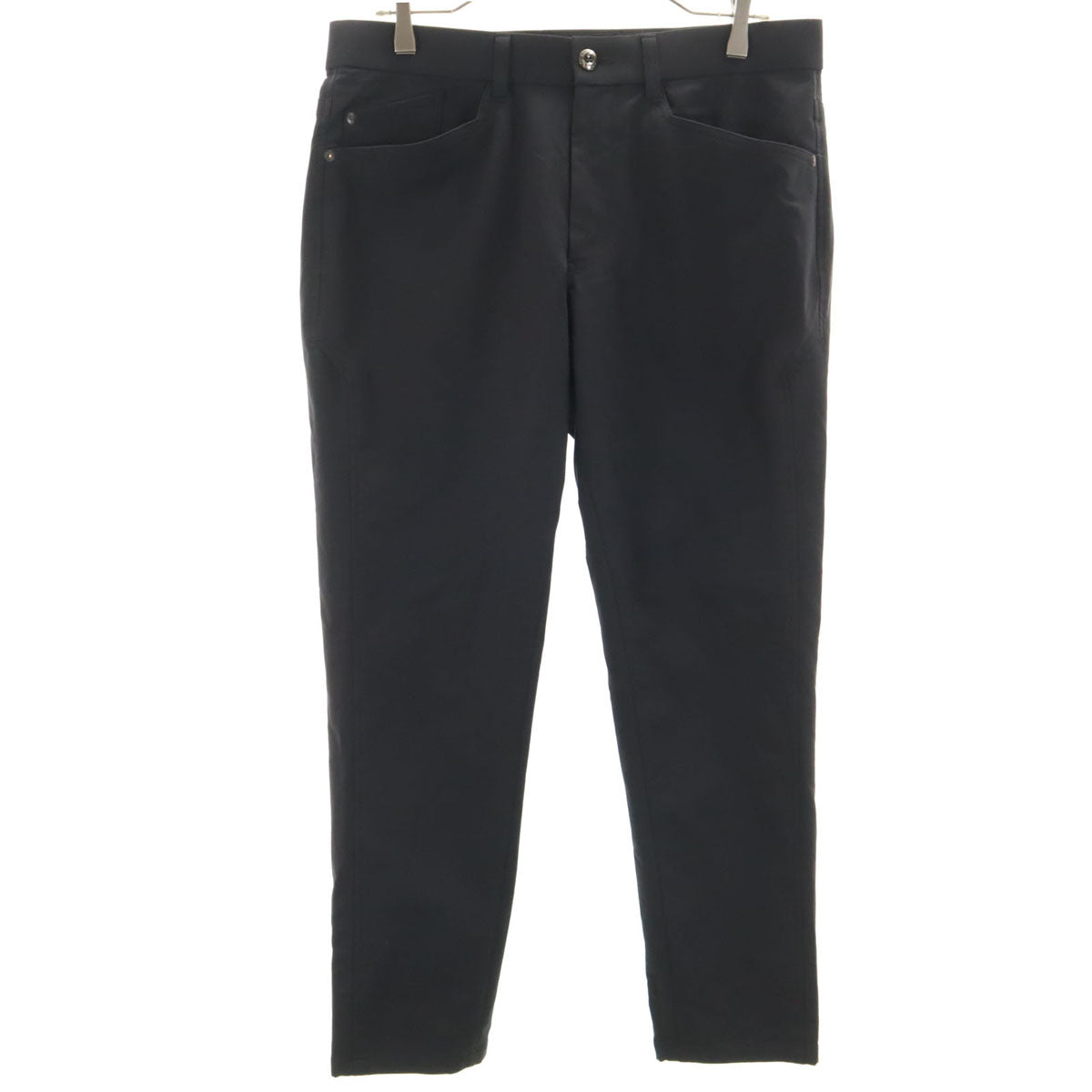 美品 LANVIN SPORT ランバンスポール 日本製 ゴルフ パンツ 82 ブラック メンズ