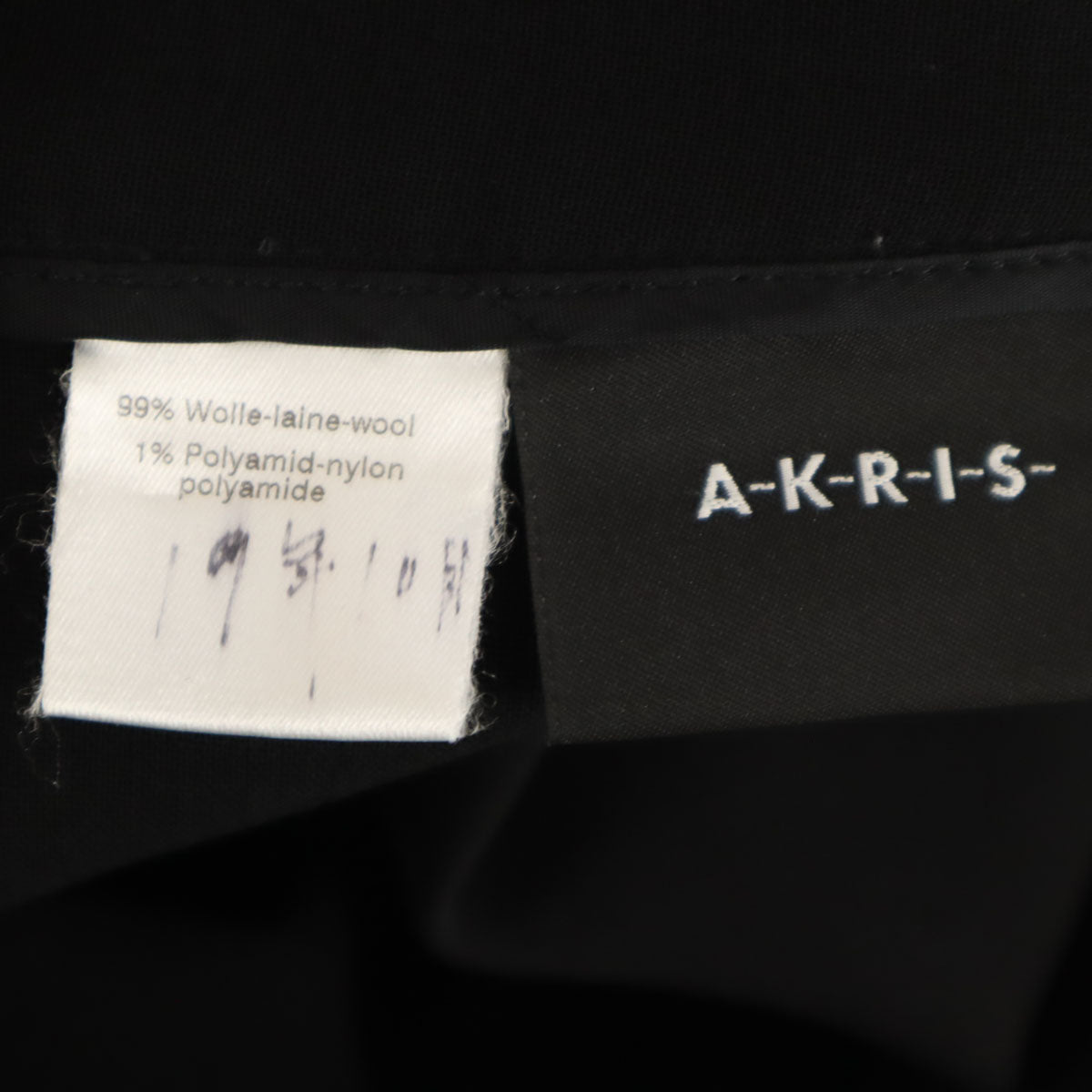 AKRIS アクリス ウールパンツ 44 ブラック系 メンズ
