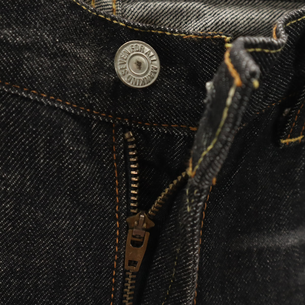 7 For All Mankind セブンフォーオールマンカインド USA製 ブーツカットデニムパンツ W28 ブラック ジーンズ レディース