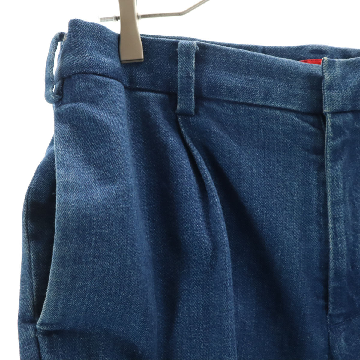 order オーダー ワイド デニムパンツ M ジーンズ ストレッチ メンズ