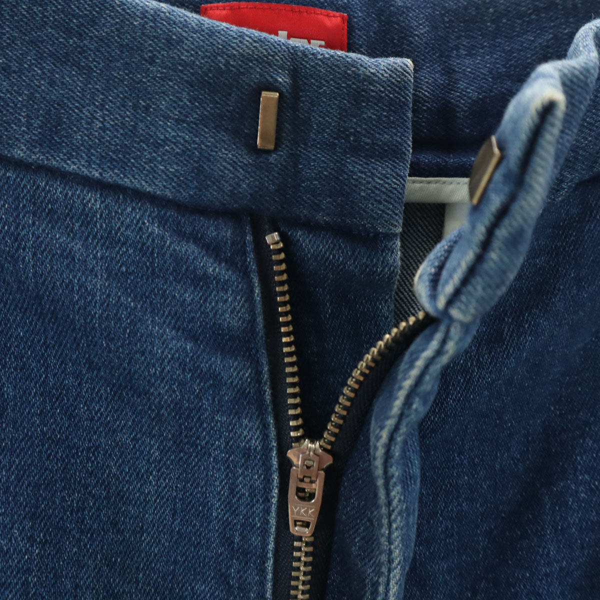 order オーダー ワイド デニムパンツ M ジーンズ ストレッチ メンズ