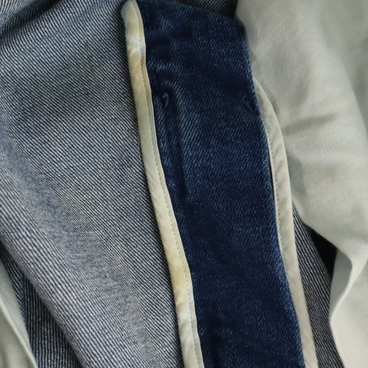 order オーダー ワイド デニムパンツ M ジーンズ ストレッチ メンズ