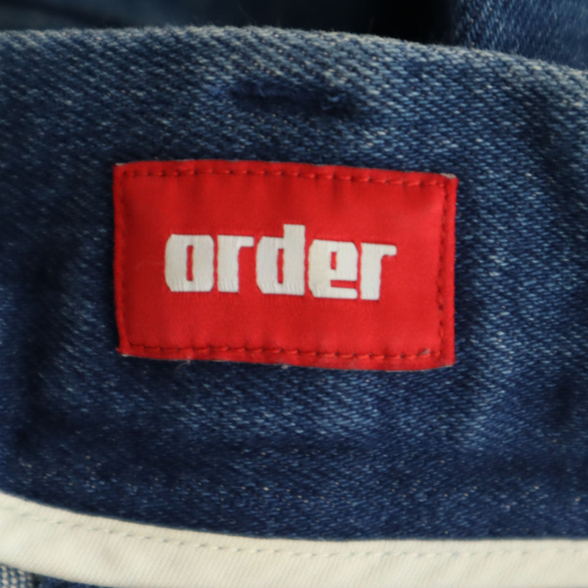 order オーダー ワイド デニムパンツ M ジーンズ ストレッチ メンズ