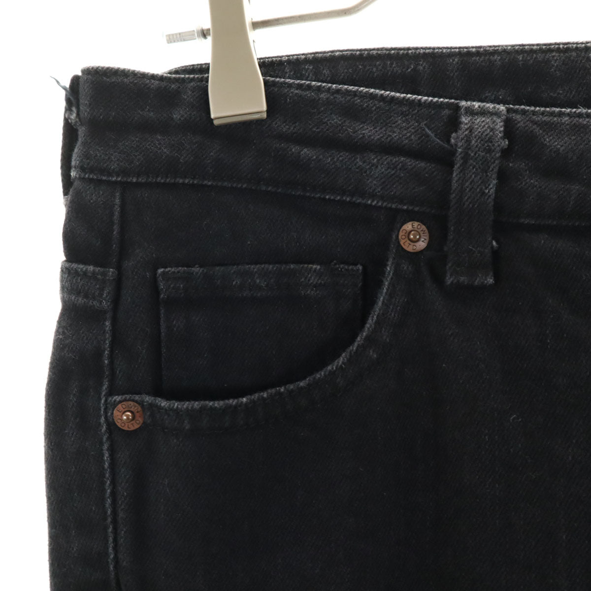 EDWIN エドウィン デニムパンツ W30 ブラック ジーンズ ストレッチ メンズ