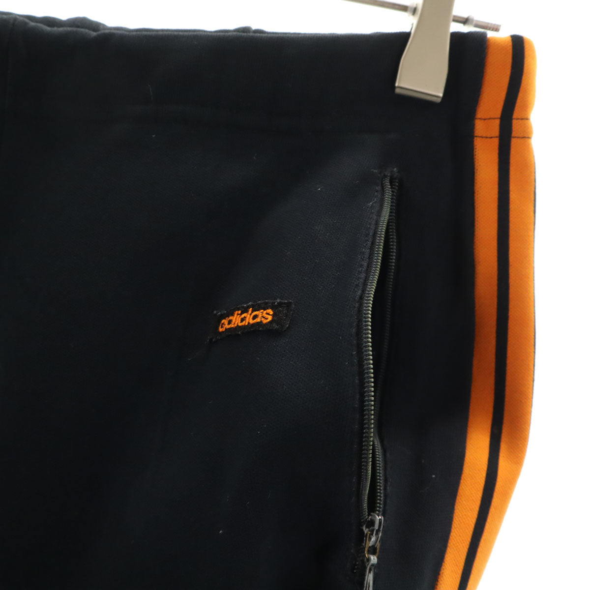 adidas アディダス 70s ヴィンテージ 西ドイツタグ トラックパンツ 3 ブラック ジャージ デサント メンズ