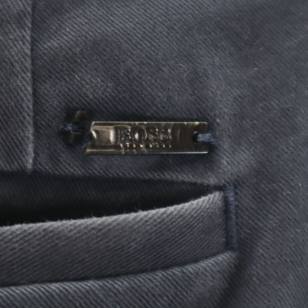 BOSS HUGO BOSS ボスヒューゴボス ロングパンツ 46 ネイビー メンズ