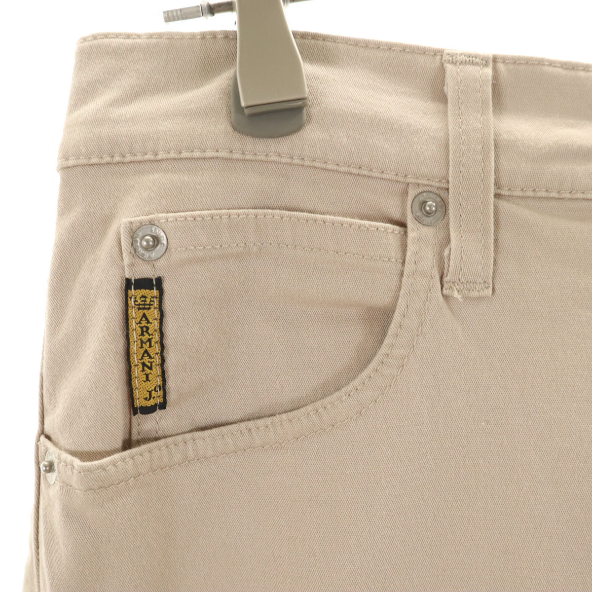 ARMANI JEANS アルマーニジーンズ イタリア製 ロングパンツ W31 ベージュ メンズ