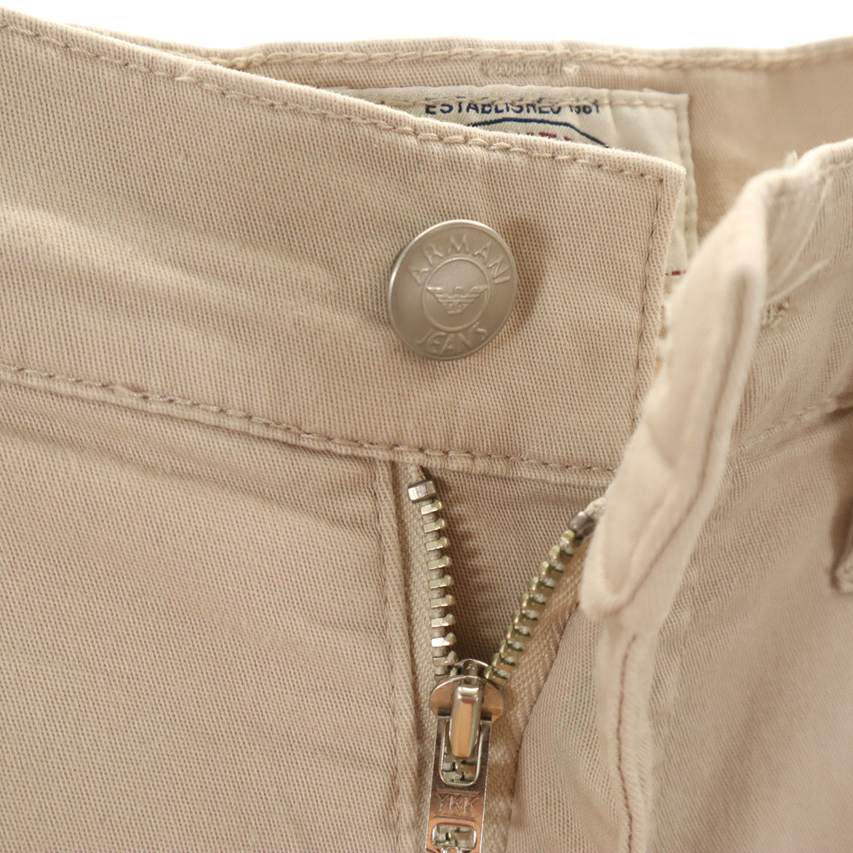 ARMANI JEANS アルマーニジーンズ イタリア製 ロングパンツ W31 ベージュ メンズ