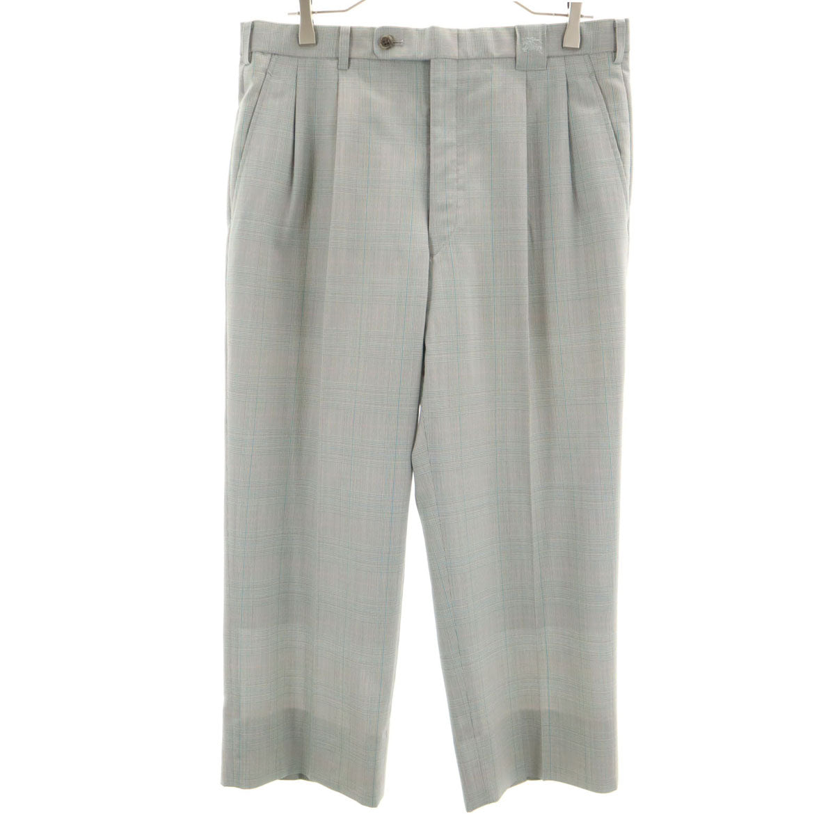 Burberrys バーバリーズ 90s オールド チェック柄 スラックスパンツ 88 グレー メンズ
