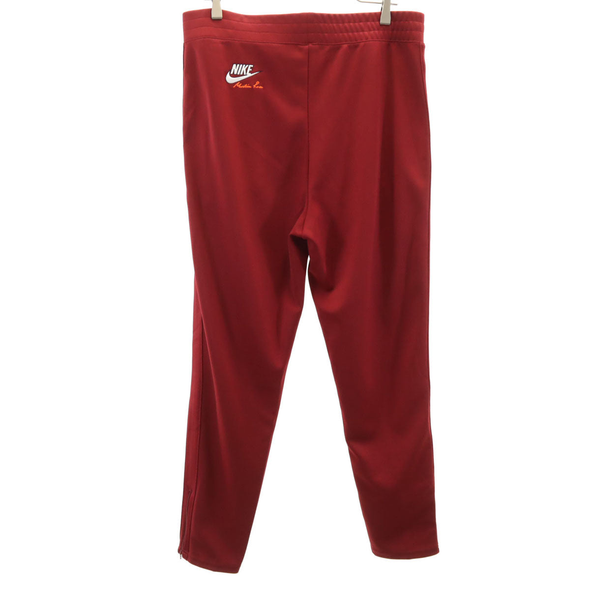 未使用 NIKE ナイキ MARTINE ROSE マーティンローズ コラボ トラックパンツ L レッド系 ジャージ メンズ