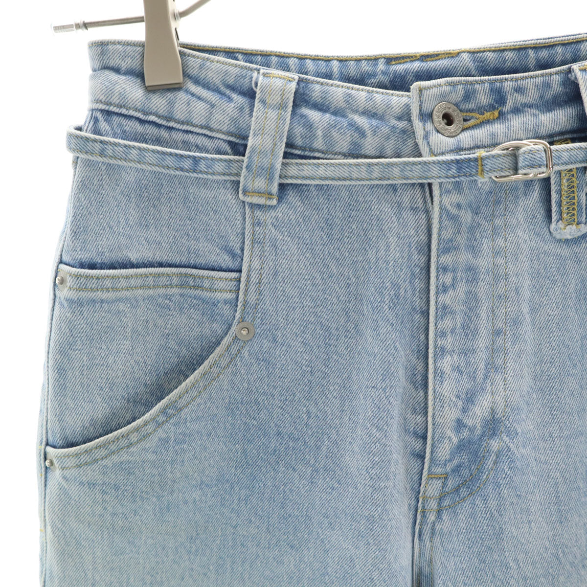 Spick and Span スピックアンドスパン ワイドデニムパンツ 36 ジーンズ ストレッチ レディース