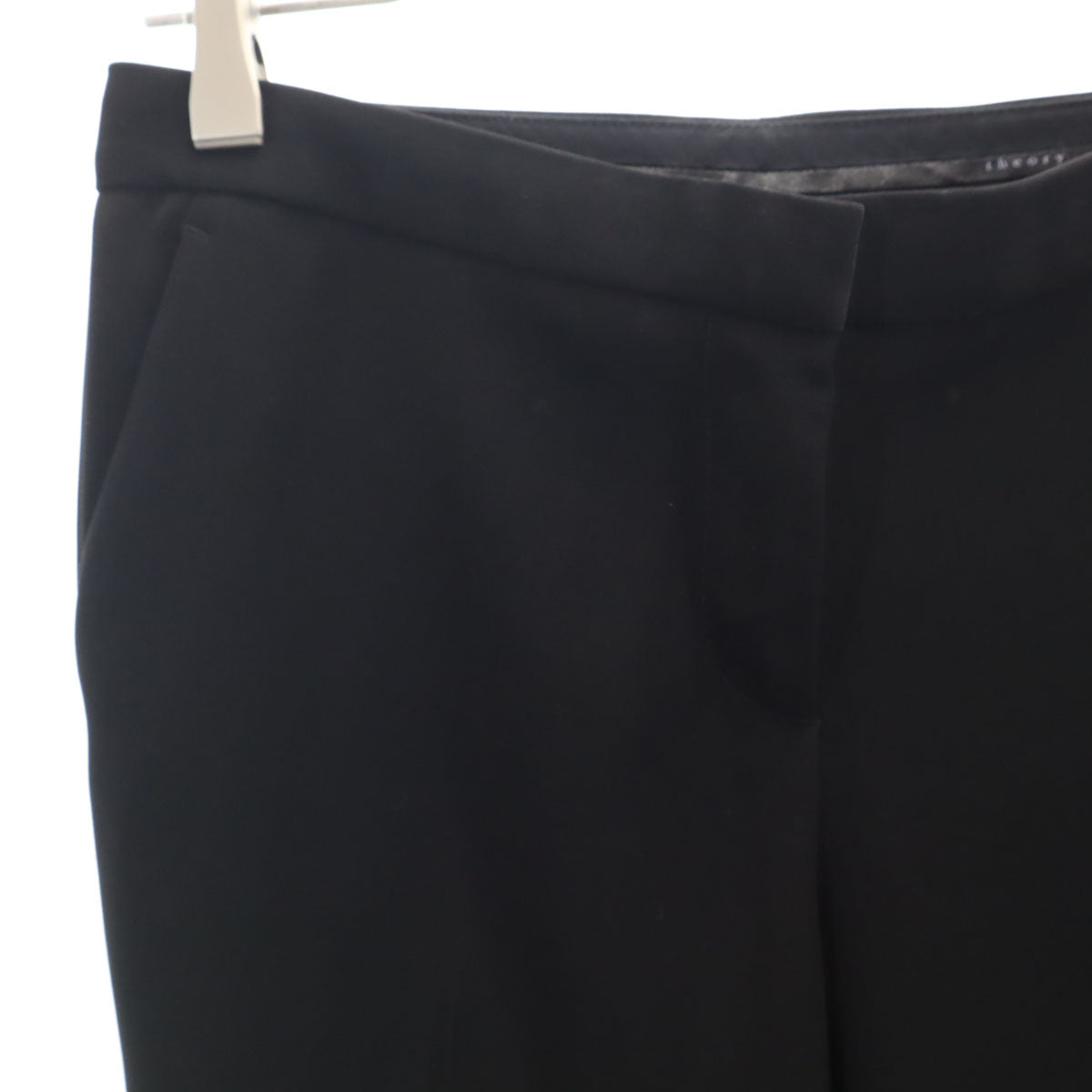 theory セオリー 日本製 テーパードパンツ 0 ブラック タグ付き レディース