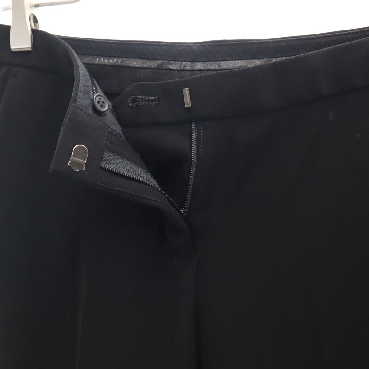theory セオリー 日本製 テーパードパンツ 0 ブラック タグ付き レディース