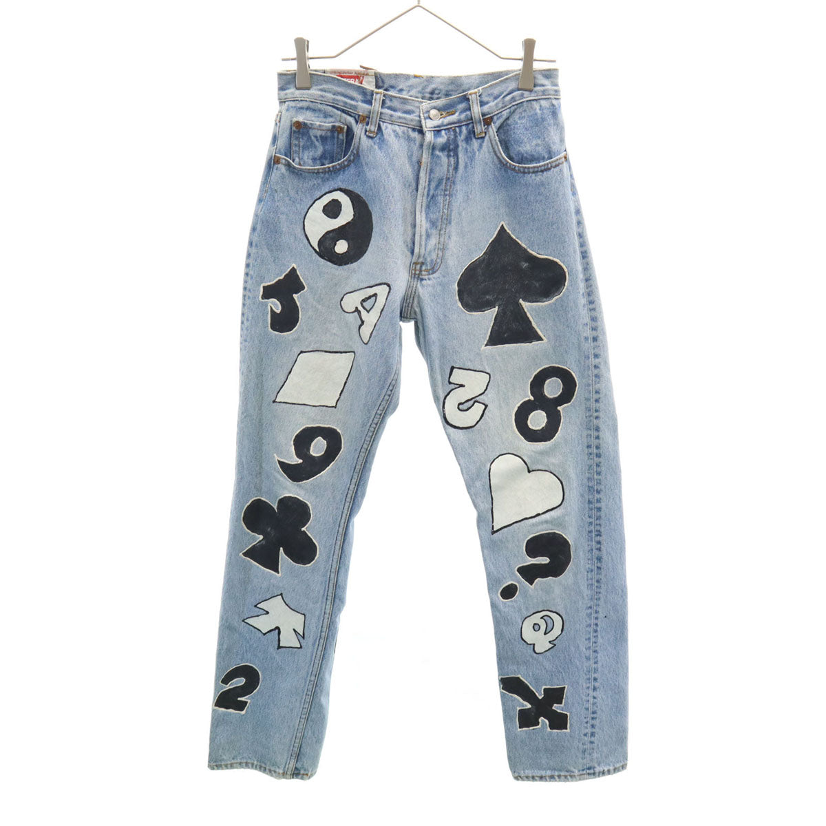 DEFRAY デニムパンツ W29 ブルー系 ボタンフライ レディース