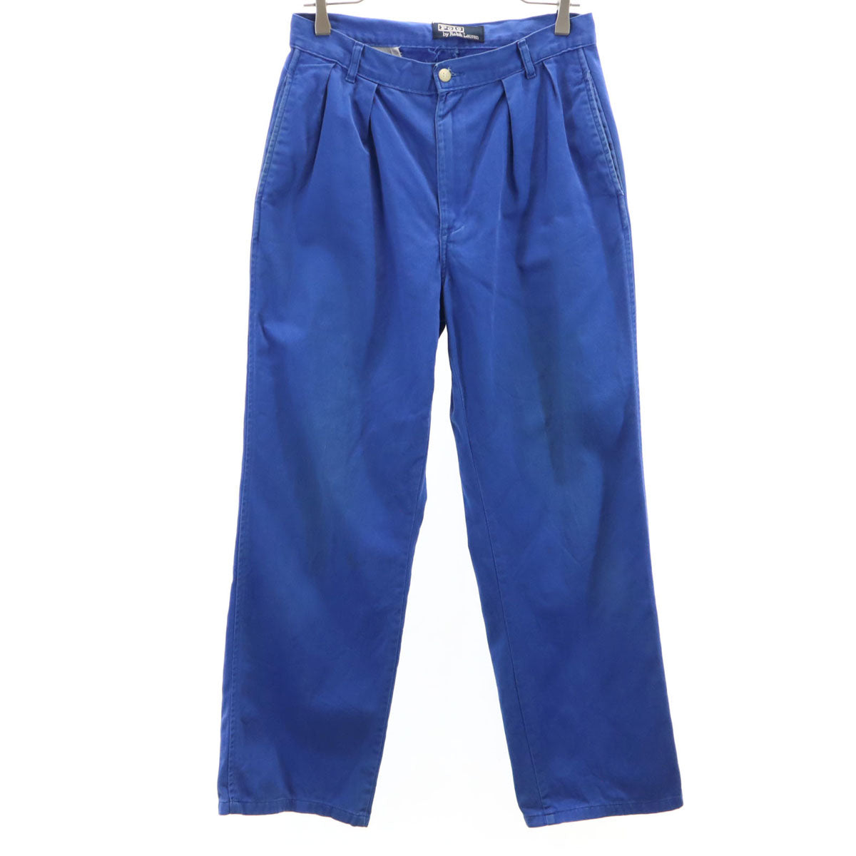 Polo by Ralph Lauren ポロバイラルフローレン 80s ヴィンテージ 42タロン USA製 タック パンツ w29 ブルー系 メンズ